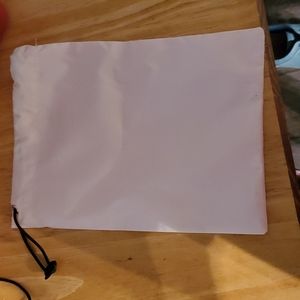 Light pink windbreaker drawbag